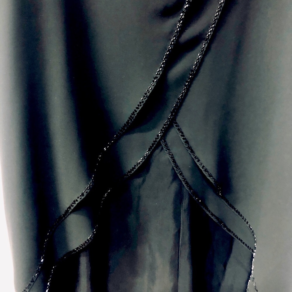 Marina elegant and stylish black tulle maxi skirt S size